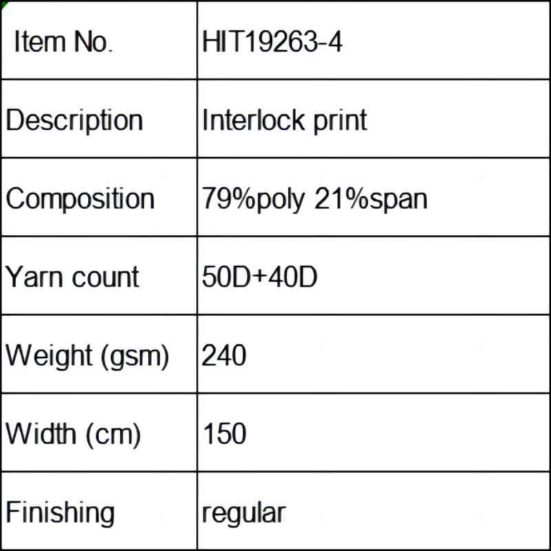 HIT19263-4 Print poly interlock 